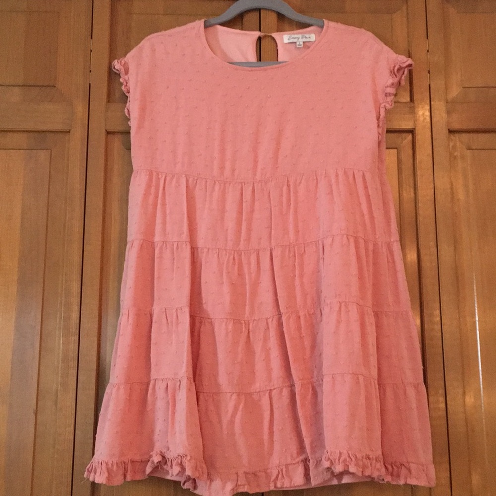 Pink babydoll dress